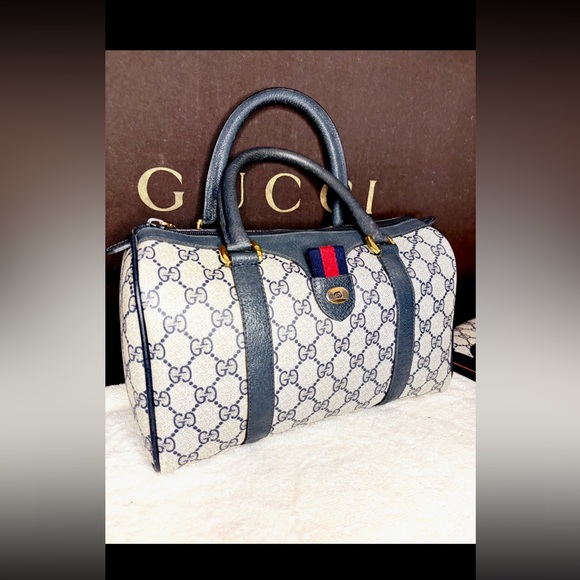 Gucci vintage Boston handbag plus vintage long wallet - Picture 7 of 16